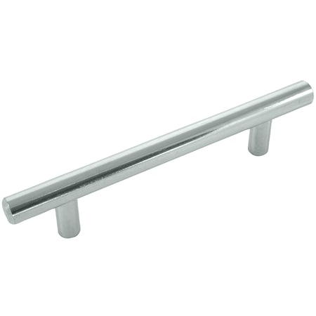 Laurey Steel T-Bar Pull, Polished Chrome, 96mm 87126